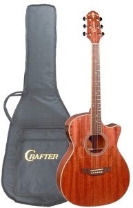 Электроакустическая гитара CRAFTER TE-6MH / BR с чехлом